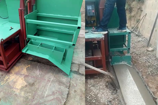 硬路肩路肩成型機模具及成型效果